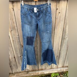 LF Carman Los Angeles Women's Flared Patchwork Jeans